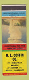 Matchbook Cover - ML Coffin Farm and Home Store Bangor Dover Foxcroft ME