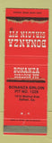 Matchbook Cover - Bonanza Sirloin Pit Dolton GA WEAR