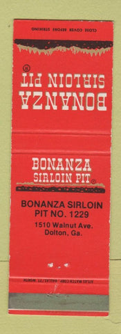 Matchbook Cover - Bonanza Sirloin Pit Dolton GA WEAR