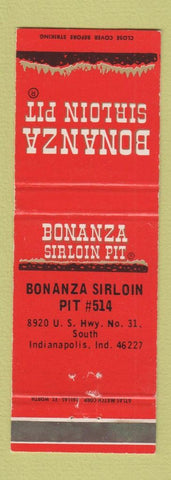Matchbook Cover - Bonanza Sirloin Pit Indianapolis IN