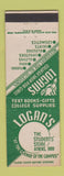 Matchbook Cover - Logan's College Shop Athens OH Women's Clothes