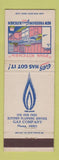 Matchbook Cover - Pink Kitchen Gas Muskegon MI