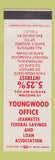 Matchbook Cover - Youngwood Office Jeannette Federal Savings