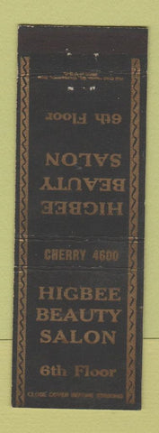 Matchbook Cover - Higbee Beauty Salon Cleveland OH