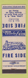 Matchbook Cover - Fire Side Lena WI restaurant Biersteker