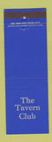 Matchbook Cover - The Tavern Club