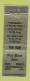 Matchbook Cover - Out Post Inn Akron OH