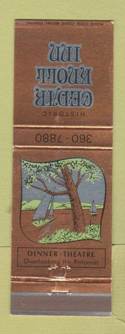 Matchbook Cover - Cedar Knoll Inn Mount Vernon VA