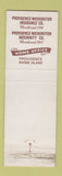 Matchbook Cover - Providence Washington Insurance George Providence RI