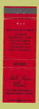 Matchbook Cover - Hill Haus Motel Port Angeles WA