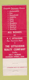 Matchbook Cover - Littlejohn Real Estate Colorado Springs