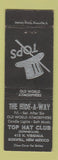 Matchbook Cover - The Hide A Way Roswell NM