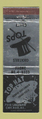 Matchbook Cover - Top Hat Chicago IL