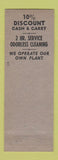 Matchbook Cover - Service Cleaners Chicago?