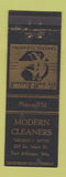 Matchbook Cover - Modern Cleaners Fort Atkinson WI low phone #
