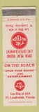 Matchbook Cover - The Button Fort Lauderdale FL WORN