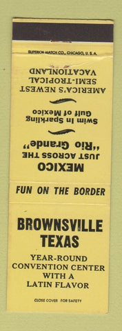 Matchbook Cover - Brownsville TX Tourism Chamber of Commerce