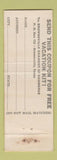 Matchbook Cover - Brownsville TX Tourism Chamber of Commerce
