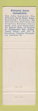Matchbook Cover - Richmond Hotels America House Petersburg VA