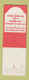 Matchbook Cover - Alamo Plaza Hotel Courts Dallas TX