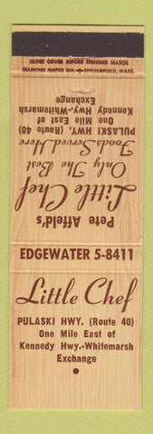 Matchbook Cover - Pete Affeld's Little Chef