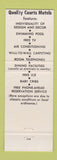 Matchbook Cover - Lord Amherst Motor Hotel Buffalo? NY Quality Motels
