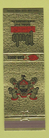 Matchbook Cover - Pub Restaurant Holiday Inn State College PA