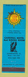 Matchbook Cover - Cardinal Motel Dining Room Elizabethtown KY Quality Motel