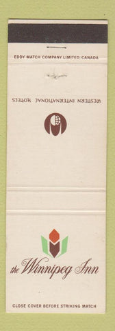 Matchbook Cover - Winnipeg Inn Western International Hotels MB