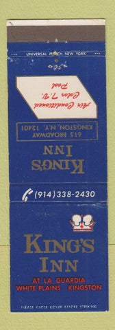 Matchbook Cover - King's Inn White Plains Kingston NY