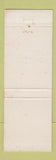 Matchbook Cover - King's Inn White Plains Kingston NY