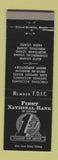 Matchbook Cover - First National Bank Rayville LA