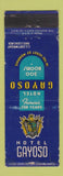 Matchbook Cover - Hotel Gayoso Memphis TN WEAR