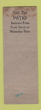 Matchbook Cover - Hotel Gayoso Memphis TN WEAR