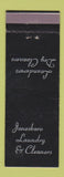 Matchbook Cover - Jonesboro Laundry Cleaners