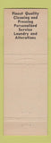 Matchbook Cover - King B Cleaners Minneapolis MN GREEN