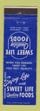 Matchbook Cover - Sweet Life Quality Foods