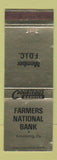 Matchbook Cover - Farmers National Bank Kittering PA WEAR