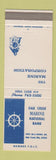 Matchbook Cover - Oak Creek Marine National Bank WI