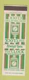 Matchbook Cover - The Clock Restaurants