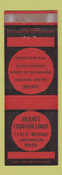 Matchbook Cover - Arland's Fountain Lunch Aberdeen WA WEAR