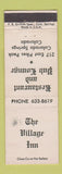 Matchbook Cover - The Village Inn Restaurant Colorado Springs WORN