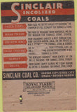 Matchbook Cover - Sinclair Coals Kansas City MO WEAR 40 Strike