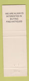 Matchbook Cover - Pappabello Antiques Cleveland OH