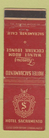 Matchbook Cover - Hotel Sacramento CA WORN