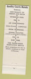 Matchbook Cover - Quality Courts Motel International Daytona Ormond Beach FL