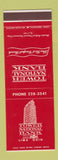 Matchbook Cover - Tower National Bank Lima OH