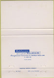 Matchbook Cover - Budweiser Beer bus WORN 40 Strike