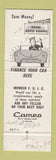 Matchbook Cover - Citiens Bank of Juneau WI