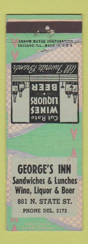 Matchbook Cover - George's Inn Chicago IL ARROW